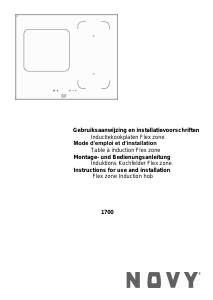 Mode d’emploi Novy 1700 Table de cuisson