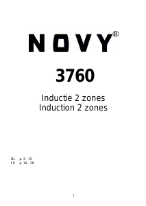 Mode d’emploi Novy 3760 Table de cuisson