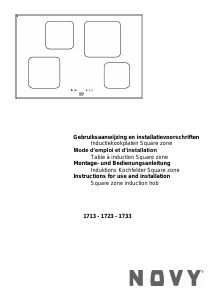 Bedienungsanleitung Novy 1733 Kochfeld