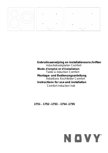 Handleiding Novy 1751 Kookplaat