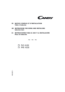 Manual de uso Candy PMI4100N Placa