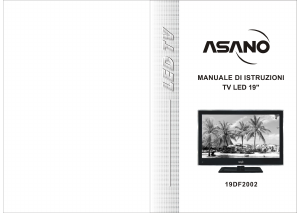 Manuale Asano 19DF2002 LED televisore