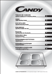 Handleiding Candy PVC460 C Kookplaat