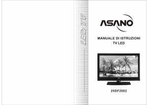 Manuale Asano 25DF2002 LED televisore