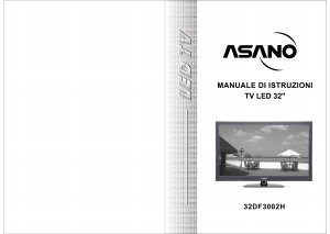 Manuale Asano 32DF3002H LED televisore