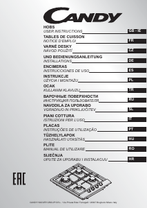 Manuale Candy PL40/1ASXGH Piano cottura