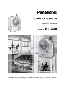 Priručnik Panasonic BL-C30 Sigurnosna kamera