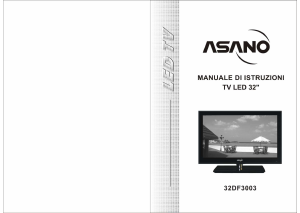 Manuale Asano 32DF3003 LED televisore