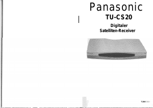 Bedienungsanleitung Panasonic TU-CS20 Digital-receiver