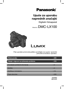 Priručnik Panasonic DMC-LX100EP Lumix Digitalni fotoaparat