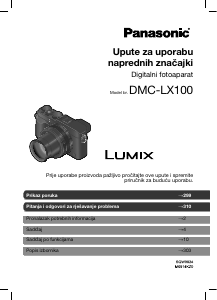 Priručnik Panasonic DMC-LX100EG Lumix Digitalni fotoaparat