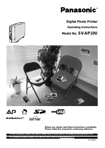 Manual Panasonic SV-AP10U Photo Printer