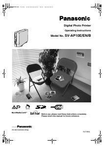 Manual Panasonic SV-AP10E Photo Printer