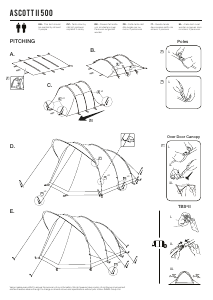 Manuale Vango Ascott II 500 Tenda