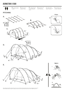 Bedienungsanleitung Vango Avington II 500 Zelt