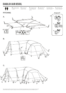 Manual Vango Diablo II Air 850XL Tent