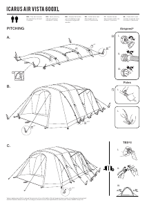 Manuale Vango Icarus Air Vista 600XL Tenda