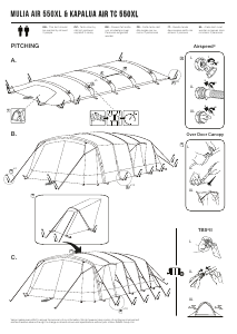 Manuál Vango Kapalua Air TC 550XL Stan