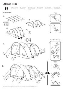 Bedienungsanleitung Vango Langley II 400 Zelt