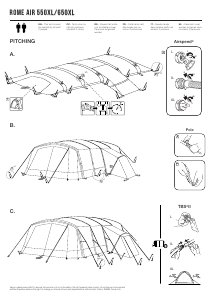 Bedienungsanleitung Vango Rome Air 550XL Zelt