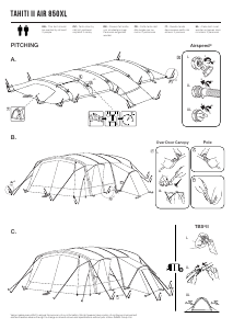 Bedienungsanleitung Vango Tahiti II Air 850XL Zelt