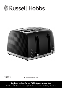 Manual Russell Hobbs 26071 Toaster
