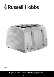 Manual Russell Hobbs 26072 Toaster