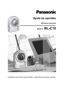 Priručnik Panasonic BL-C10 Sigurnosna kamera