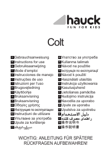 Mode d’emploi Hauck Colt Poussette