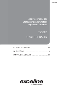 Manual de uso Exceline CYCLOPLUS-04 Aspirador