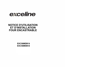 Mode d’emploi Exceline EXC56MEMB Four