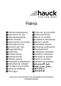 Priročnik Hauck Palma Otroški voziček