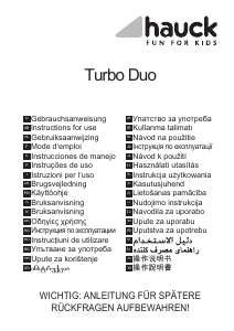 Kasutusjuhend Hauck Turbo Duo Lapsevanker