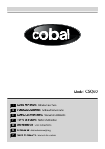 Manuale Cobal CSQ60X Cappa da cucina