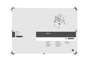 Manual Bosch PWB 600 Bancada de trabalho