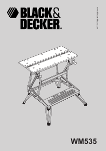 Návod Black and Decker WM535 Pracovný stôl