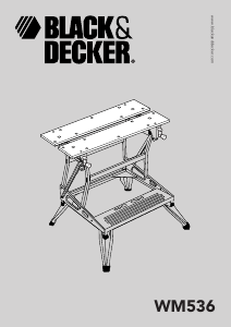 Kullanım kılavuzu Black and Decker WM536 Çalışma tezgahı