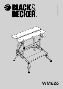 Посібник Black and Decker WM626 Верстак