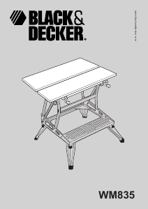 Посібник Black and Decker WM835 Верстак