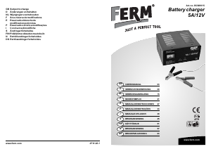 Manuale FERM BCM1015 Caricabatterie per auto