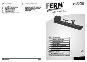 Használati útmutató FERM WLM1001 Esztergagép