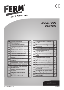Manual de uso FERM OTM1003 Herramienta multifuncional
