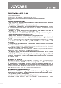 Manuale Joycare JC-506 Tagliacapelli