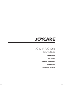 Manuale Joycare JC-1263 Nannolo Lettino