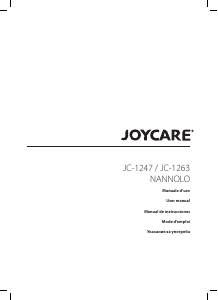 Mode d’emploi Joycare JC-1247 Nannolo Lit bébé