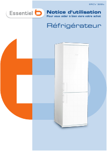 Mode d’emploi Essentiel B ERCV 322b Réfrigérateur combiné