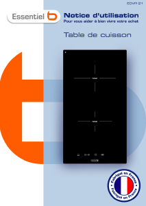 Mode d’emploi Essentiel B EDVR 21 Table de cuisson