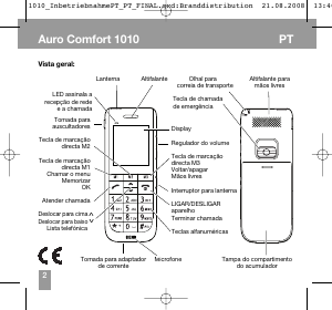 Manual AEG Auro 1010 Telefone celular