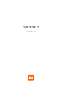 Manual Xiaomi Pocophone F1 Mobile Phone