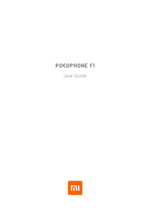 Bruksanvisning Xiaomi Pocophone F1 Mobiltelefon
